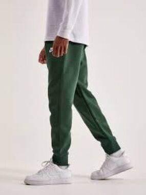 Nike Jogger Sweatpants Fleece Athletic Lounge Green Size S